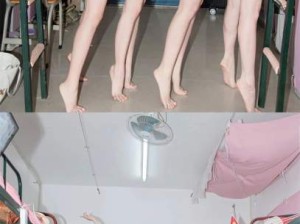 姑娘，蹲着吃面没营养啊！