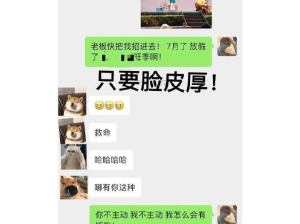 凭脸皮厚找到了工作，哈哈哈真勇！！！